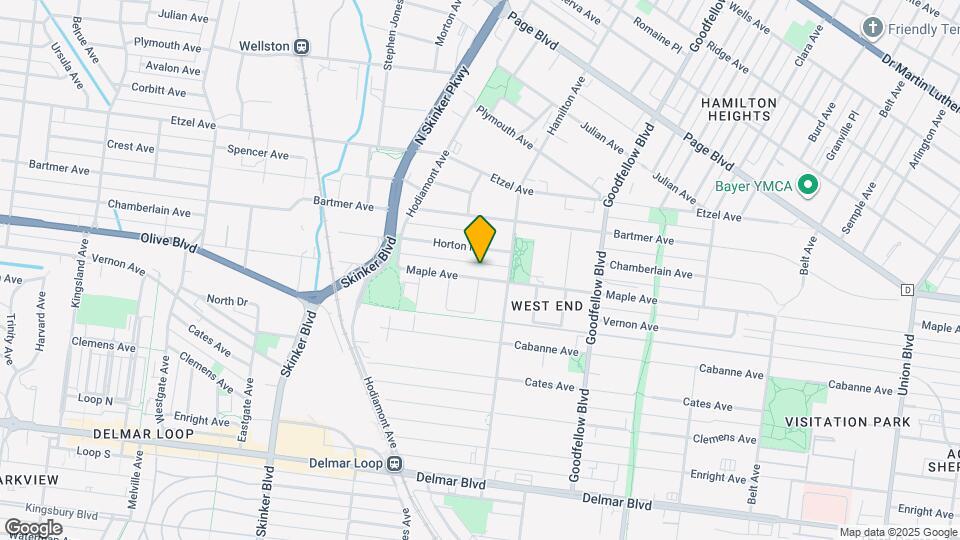 5931 Maple Ave Mapa y Detalles de la Ubicación