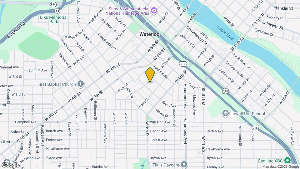 817 W 7th St Map and Location Details