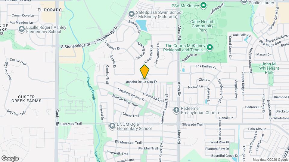 8012 Rancho De La Osa Tr Map and Location Details