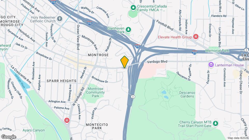 2010 Verdugo Rd Map and Location Details