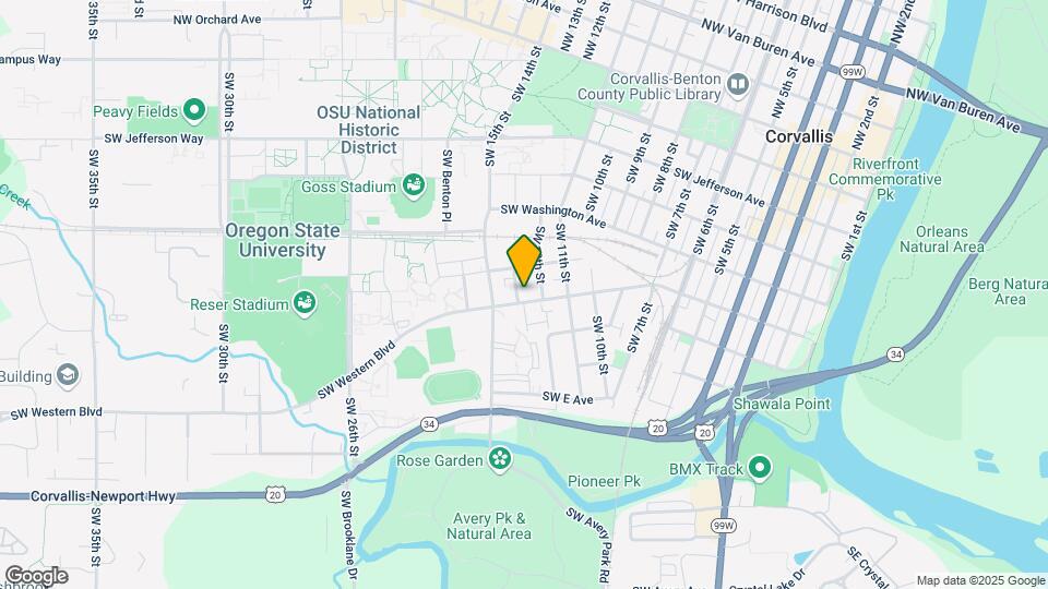 1363 SW Western Blvd Mapa y Detalles de la Ubicación