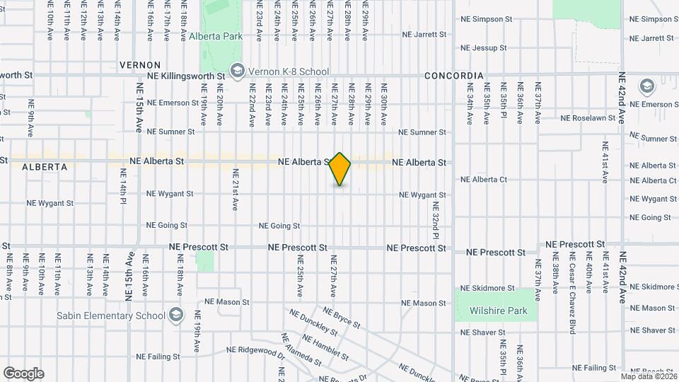 4804 NE 27th Ave Map and Location Details