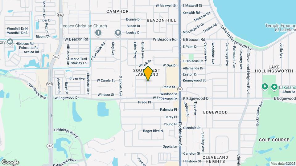 2628 S Palmeden Dr Map and Location Details
