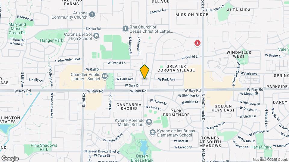 1101 N Kenneth Ct Map and Location Details