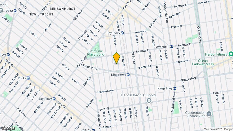 1648 W 9th St Map and Location Details