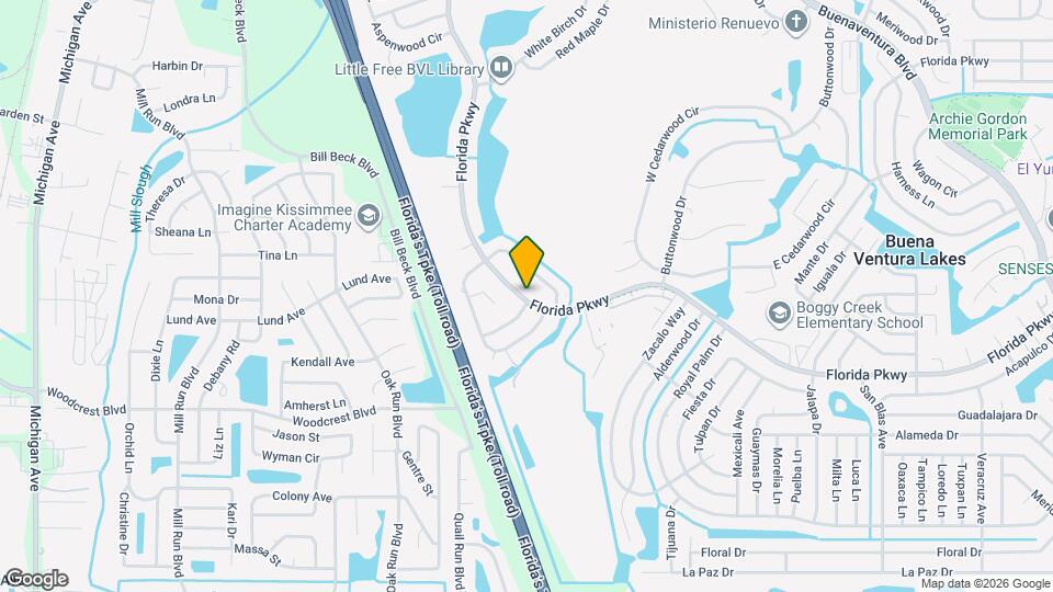 896 Florida Pkwy Map and Location Details