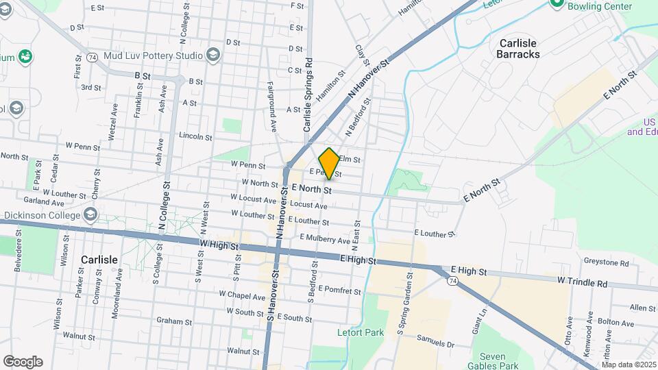 209 N Bedford St Map and Location Details