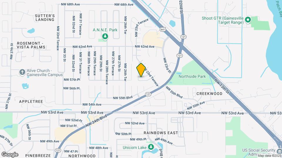 2423 NW 57th Pl Map and Location Details