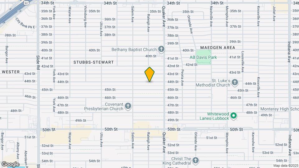 4419 44th St Mapa y Detalles de la Ubicación