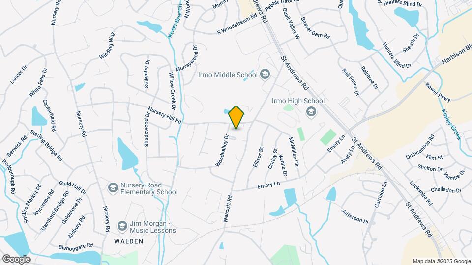 1805 Woodvalley Ct Map and Location Details