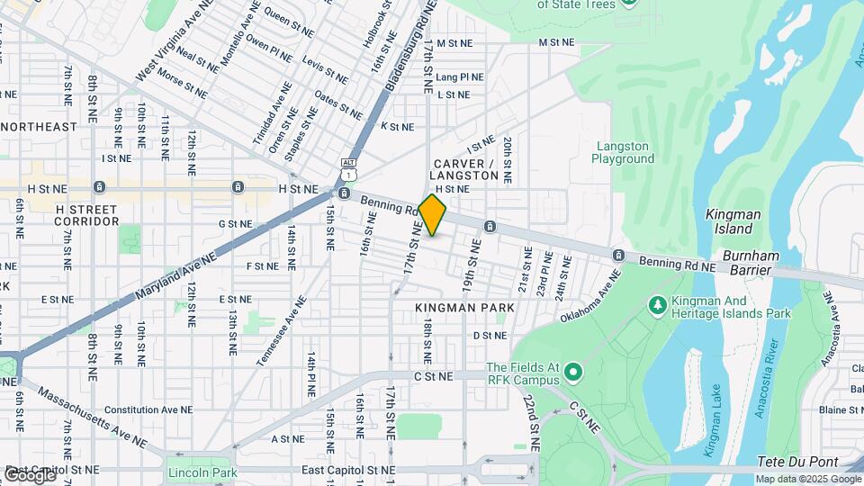 1710 Gales St NE Map and Location Details