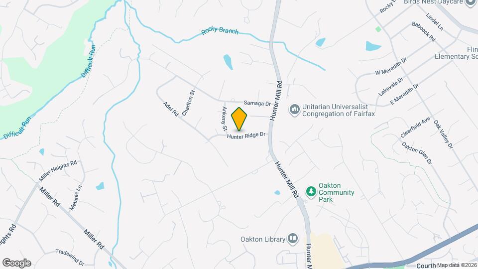 10408 Hunter Ridge Dr Map and Location Details