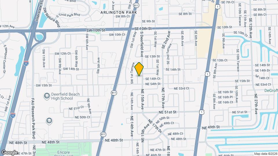 1428 SW 1st Ave Map and Location Details