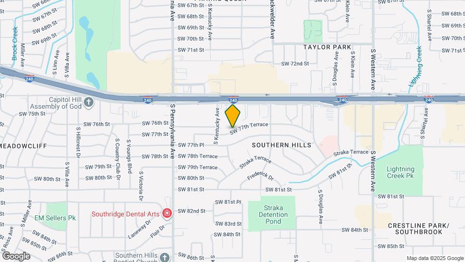 1405 SW 77th Terrace Map and Location Details