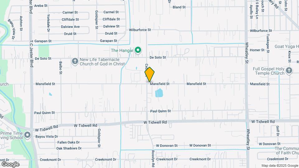 2183 Mansfield St Map and Location Details