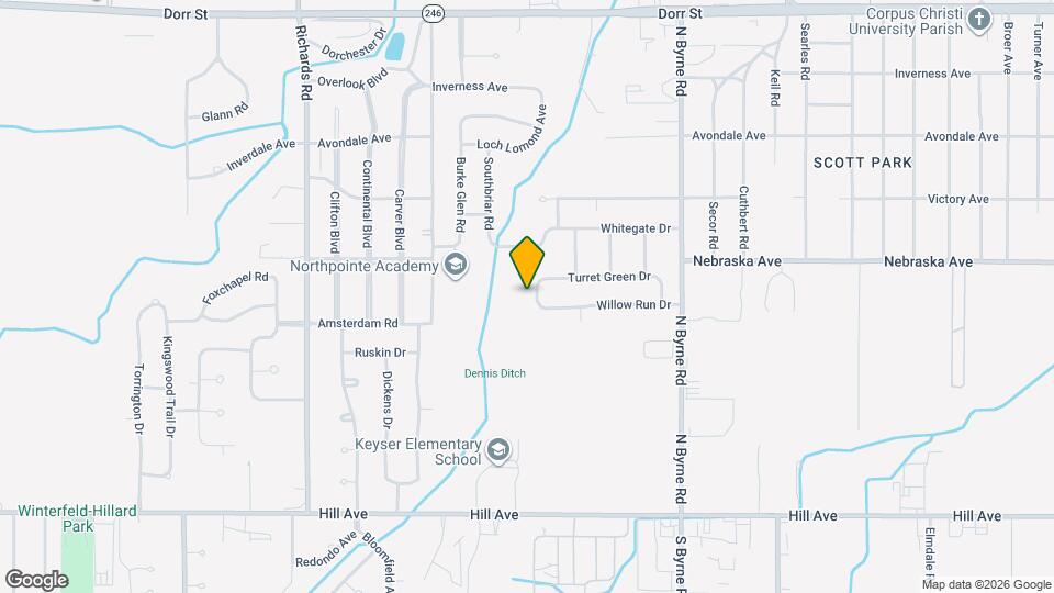 3733 Willow Run Dr Map and Location Details