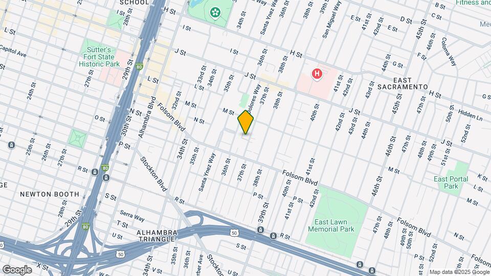 1348 37th St Mapa y Detalles de la Ubicación
