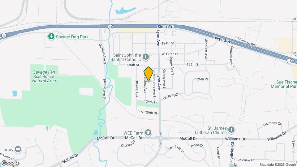 12669 Natchez Ave Mapa y Detalles de la Ubicación