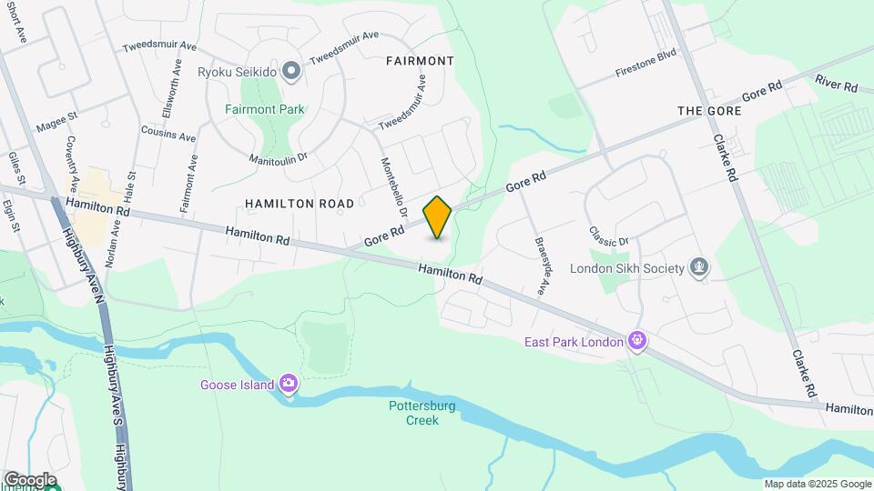 1170 Hamilton Rd Map and Location Details