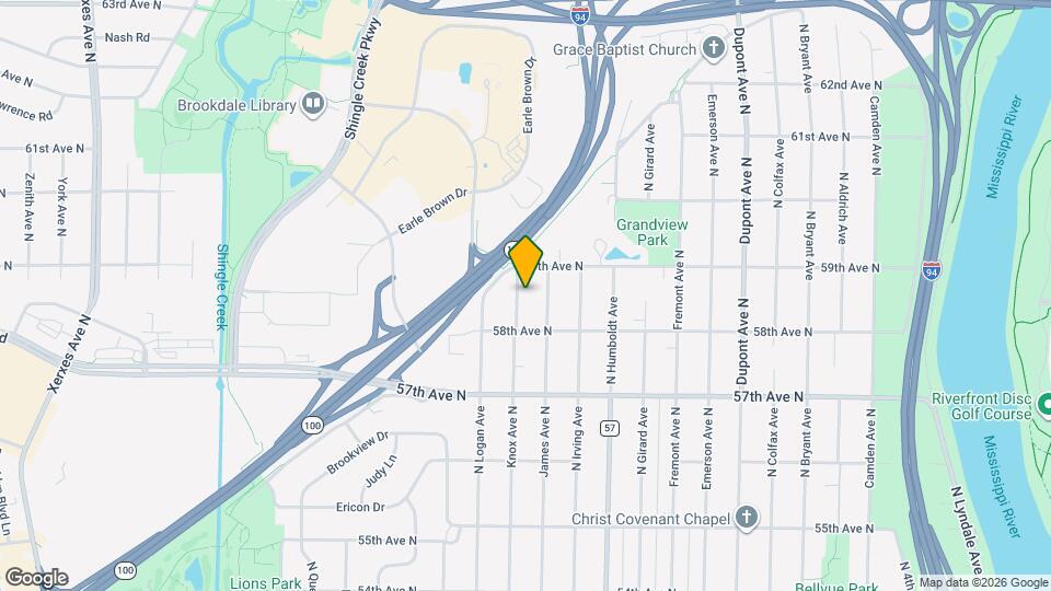 5834 Knox Ave N Map and Location Details