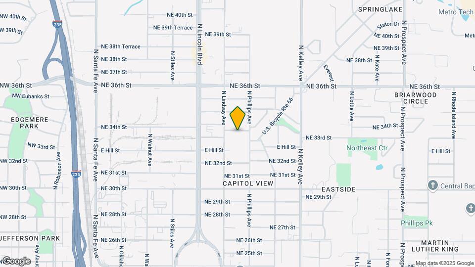720 NE 34th Terrace Map and Location Details