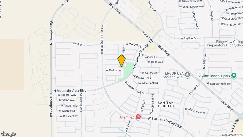 3650 W Carlos Ln Map and Location Details