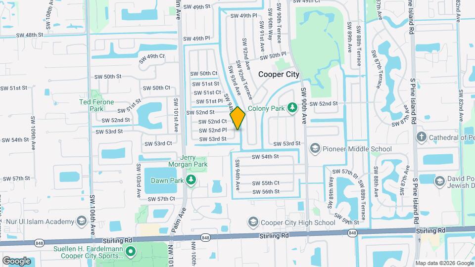 5264 SW 94th Ave Map and Location Details