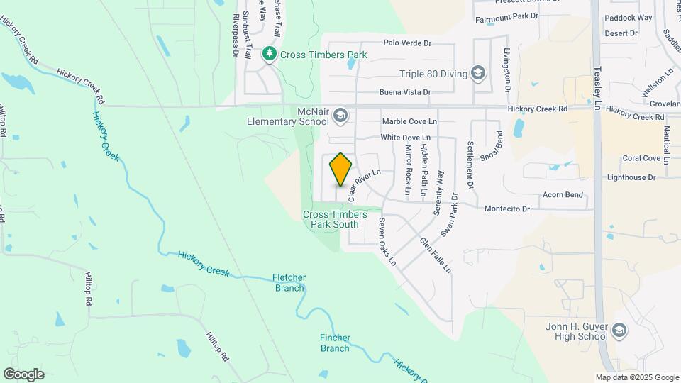 8201 Canoe Ridge Ln Map and Location Details