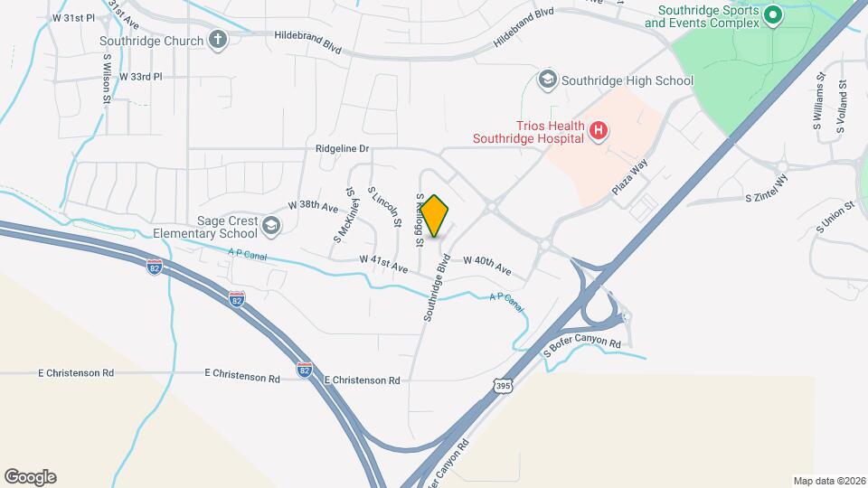 5829 W 40th Ct Map and Location Details