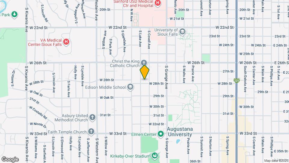 1512 W 28th St Map and Location Details