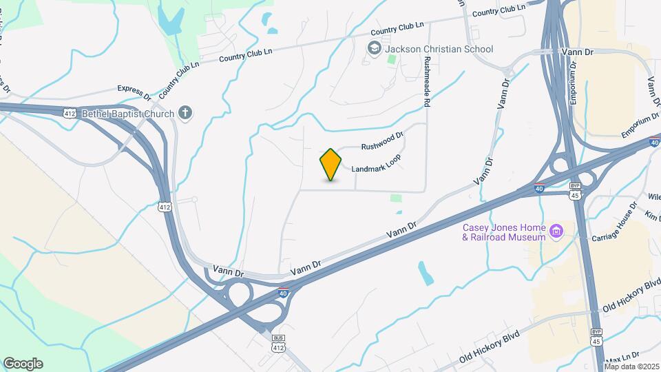 965 Rushmeade Rd Map and Location Details