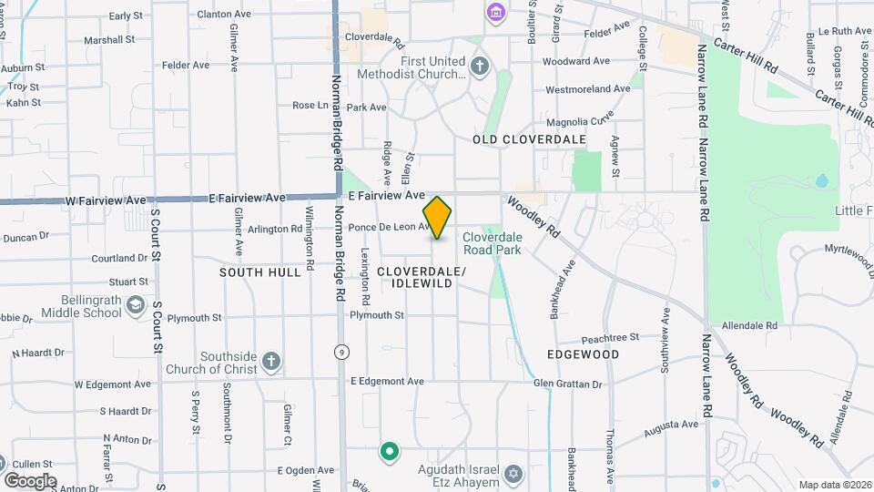 3135 Montezuma Rd Map and Location Details