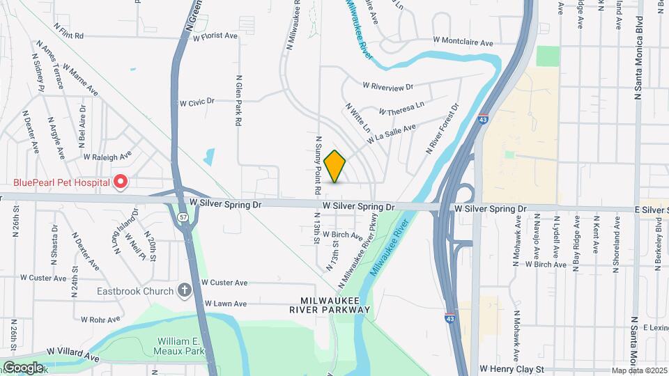 1123 W Kendall Ave Map and Location Details