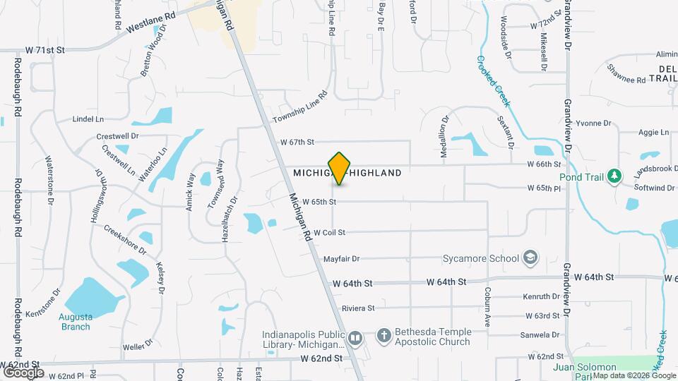 6507 N Tremont St Map and Location Details