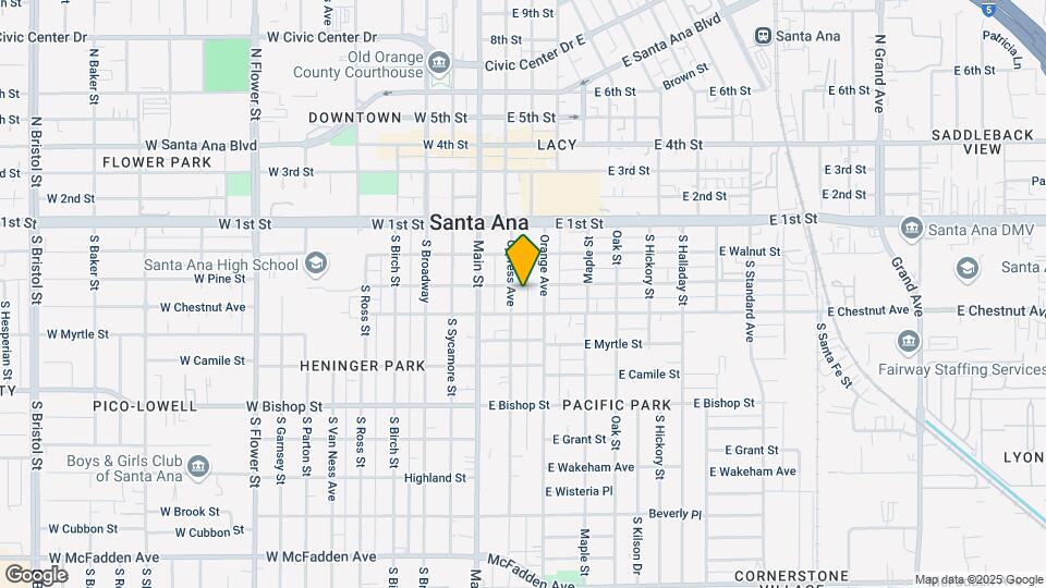 305 Cypress Ave-Unit -D Map and Location Details