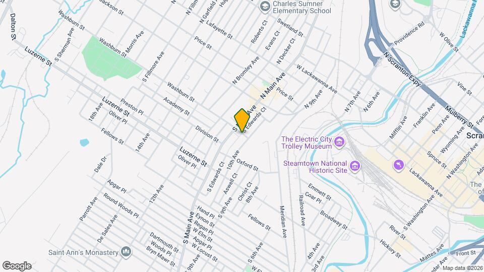 1011 Washburn St Map and Location Details