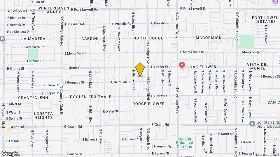 3631-3647 E Bermuda St Mapa y Detalles de la Ubicación