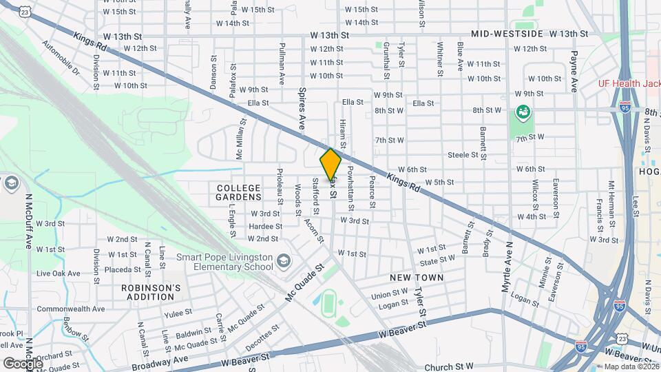 1502 Fairfax St Map and Location Details