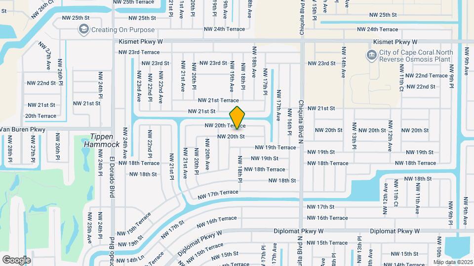 1823 NW 20th St Map and Location Details
