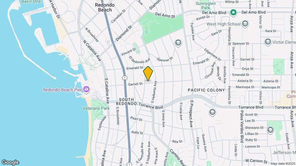 603 Garnet St, Unit B Mapa y Detalles de la Ubicación