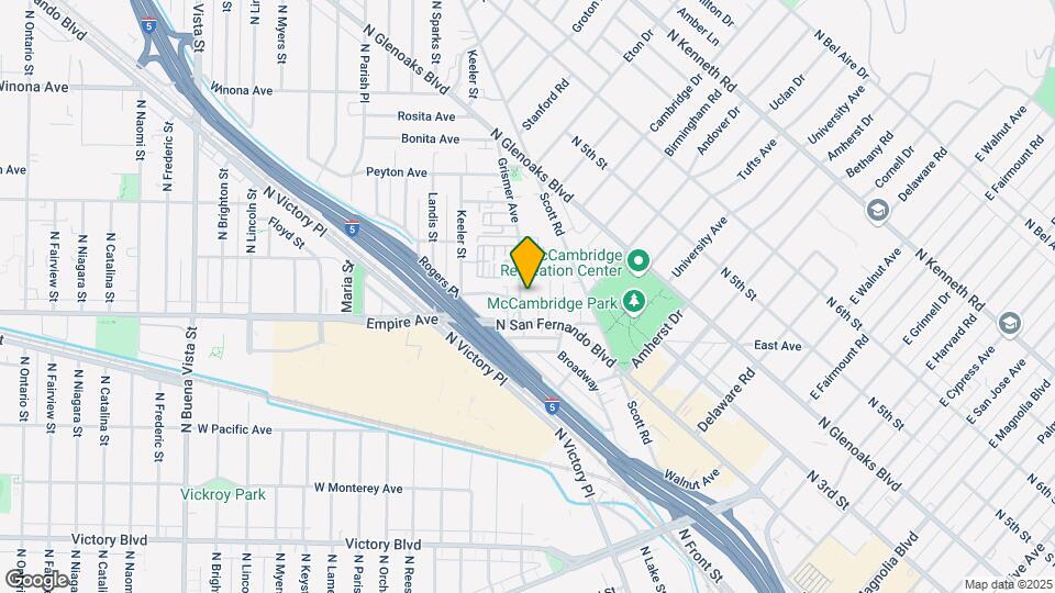 1524 Grismer Ave Map and Location Details