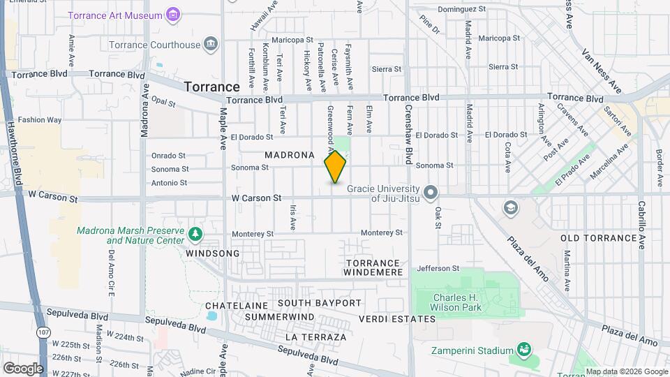 1638 Greenwood Ave Mapa y Detalles de la Ubicación
