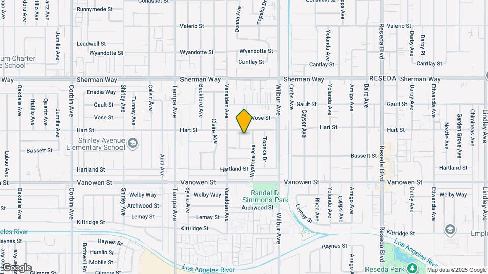 6952 Donna Ave Map and Location Details