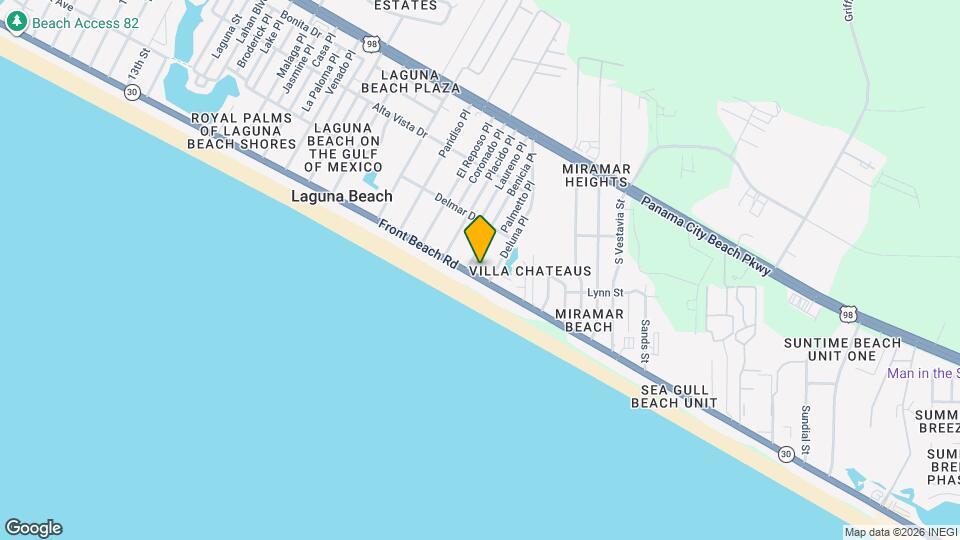 18912 Front Beach Rd Map and Location Details