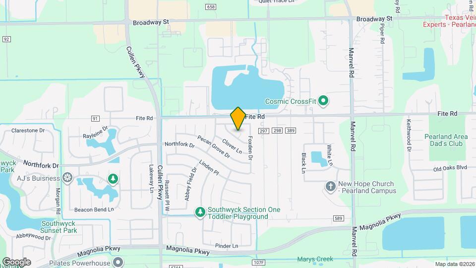 2610 Cloverfield Ct Mapa y Detalles de la Ubicación