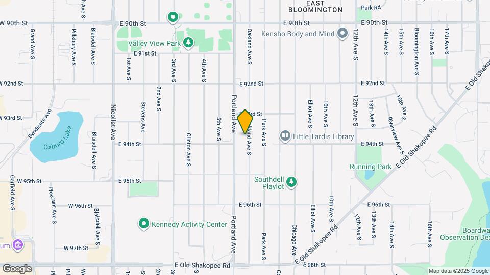 9340 Oakland Ave S Map and Location Details