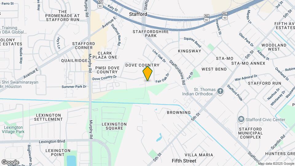 543 Oakdale Dr Map and Location Details