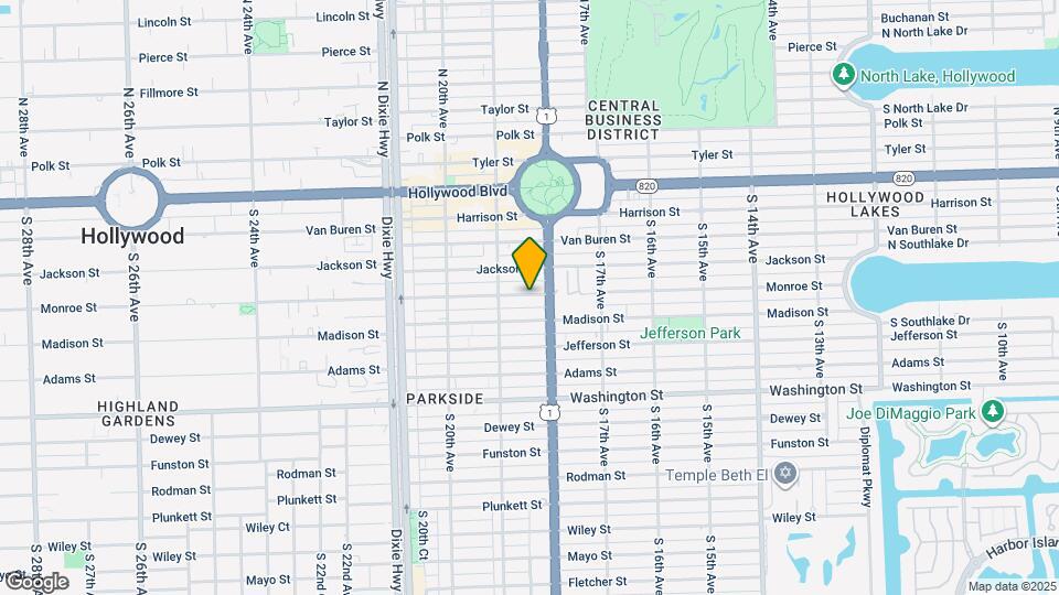 1834 Monroe St Map and Location Details