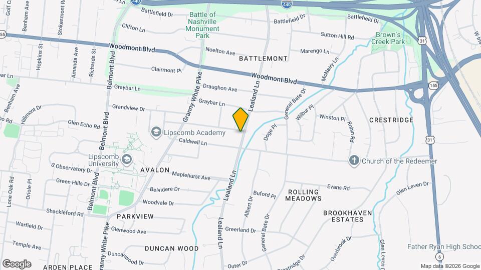 1001 Grandview Dr Map and Location Details