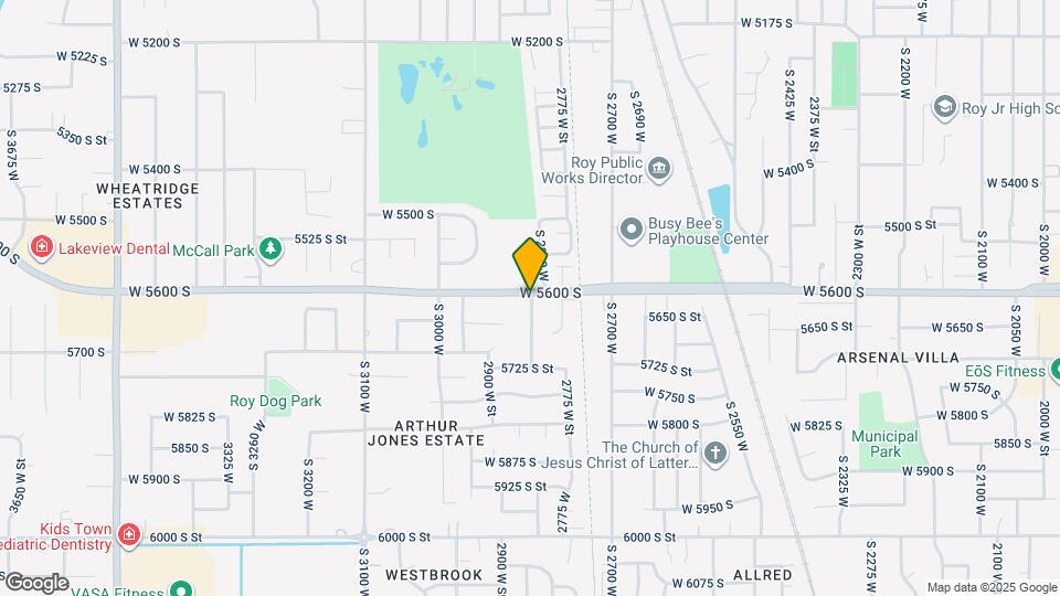 5617 S 2800 W Map and Location Details